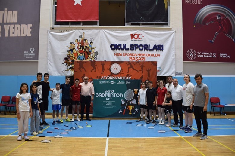 Afyonkarahisar'da 5 Temmuz Dünya Badminton Günü coşkuyla kutlandı
